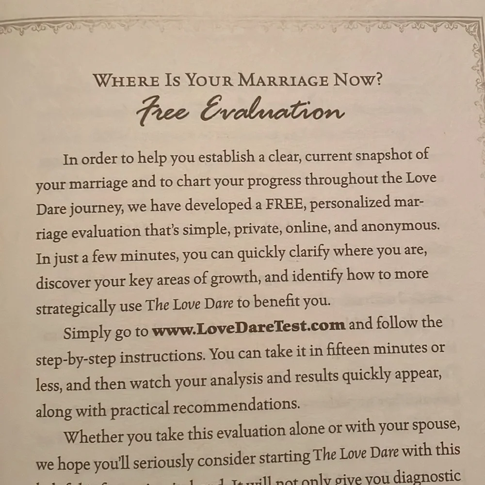 ❤️ The Love Dare Book~New REVISED Edition Provides an exciting journey 4 Couples